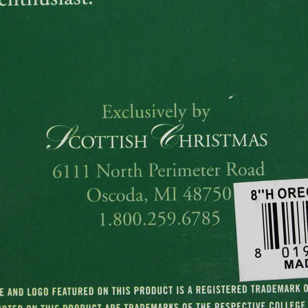 Oregon Ducks 10" Dancing Singing Snowman Plush Jingle Bells New