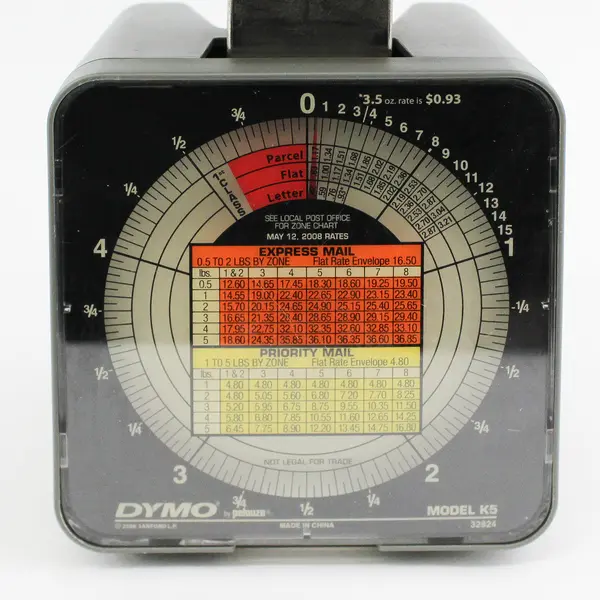2008 DYMO Model K5 Tabletop 5 lb Postal Scale