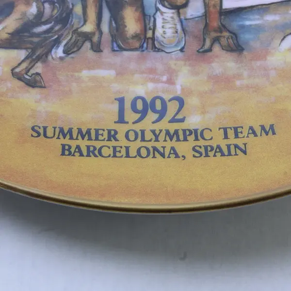 1992 U.S. Summer Olympic Team Barcelona Spain Collector Plate 8.5"