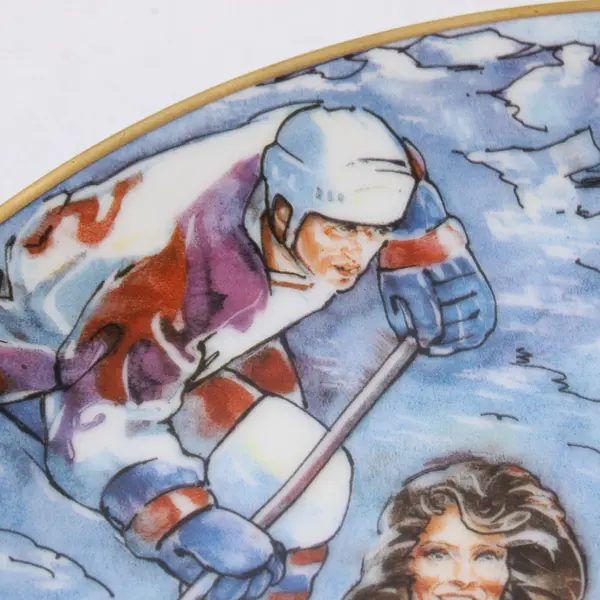 1992 U.S. Winter Olympic Team France Collector Plate 8.5"