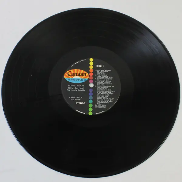 Little Roy and The Lewis Family - "Gospel Banjo " 12 Vinyl Record