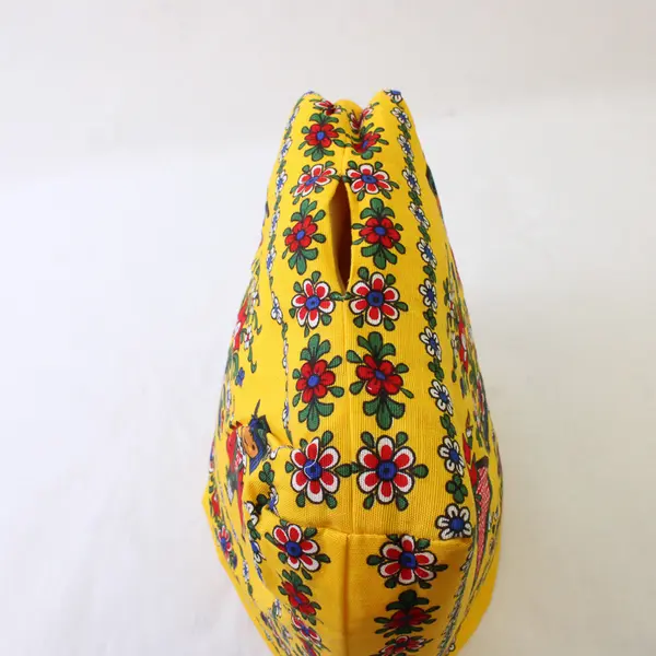 Vintage Dutch Tea Kozy Bright Yellow Washable New Without Tags