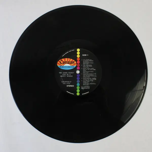 The Lewis Family "Lives In A Happy World" 12" Vinyl Record