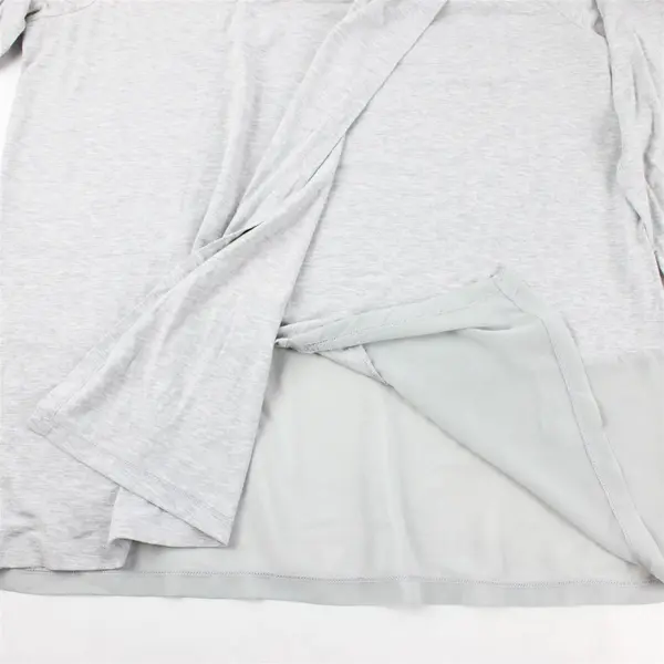 Soft Surroundings Solid Gray Color Long Sleeve T-Shirt Women's Size XL/XXL