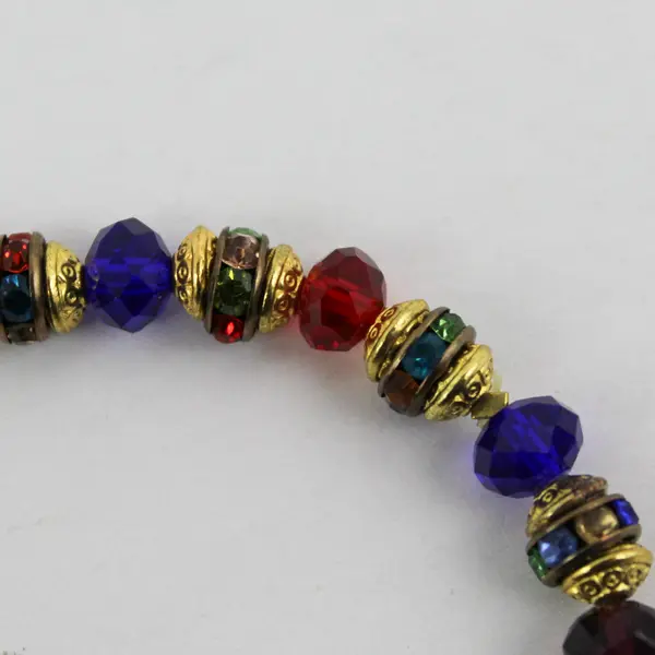 Multi-Color Stones Elasticated Fashion Bracelet