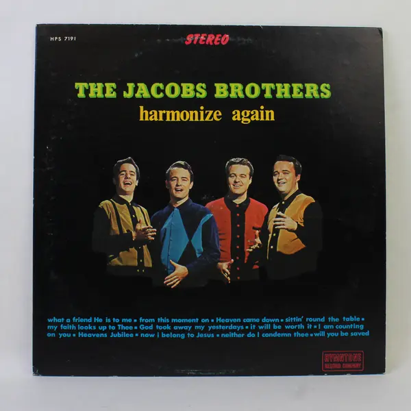 The Jacobs Brothers  Harmonize Again 12" Vinyl Record