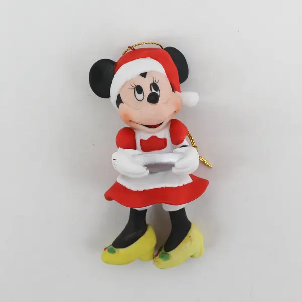 RARE Vintage Mickey & Co. Enesco Minnie Porcelain Bell Ornament Disney