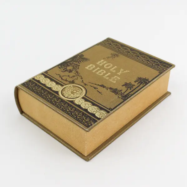 Enesco Holy Bible Music Box Silent Night New Christmas Collectible