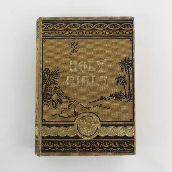 Enesco Holy Bible Music Box Silent Night New Christmas Collectible