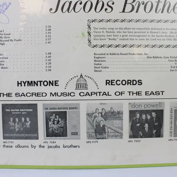 Jacobs Brother "One Desire" 12" Vinyl Record