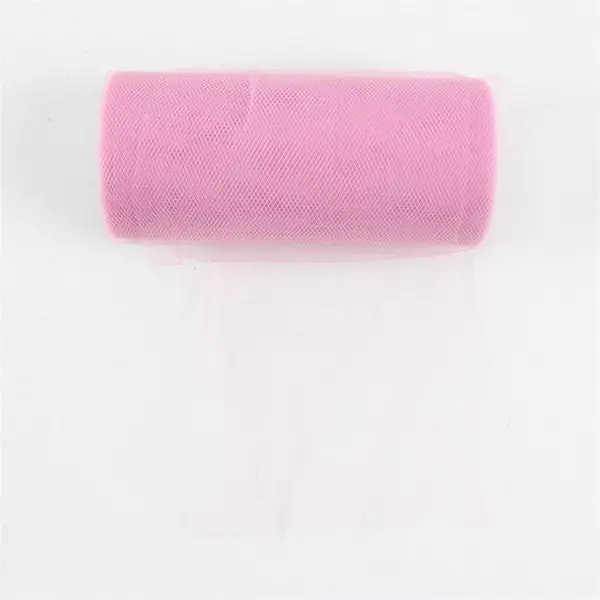 Lot of 4 Rolls Tulle Varied Colors Partially Used Craft Material