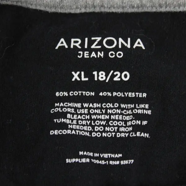 Arizona Jean Co Black W/ T-Rex In City Short Sleeve T-Shirt Boys Size XL (18-20)