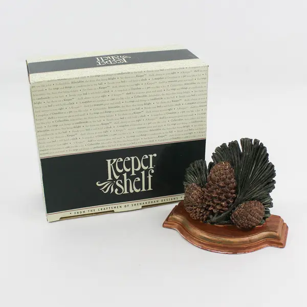 Keeper Shelf Pine Cone Shelf Figurine Decorative Collectible New