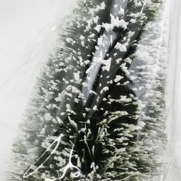 Set of 4 Bottle Brush Christmas Trees Mini Holiday Mantel Decor