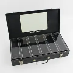  Metal Mico Slide Tray Chest with 6 Tray Boxes That Hold 30 Slides Each