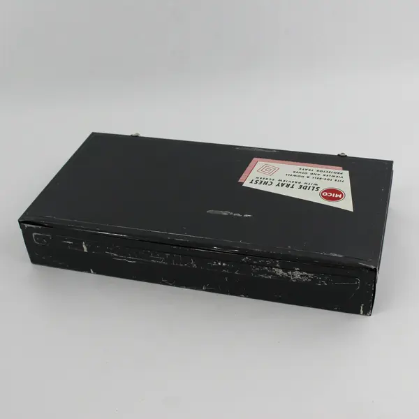  Metal Mico Slide Tray Chest with 6 Tray Boxes That Hold 30 Slides Each