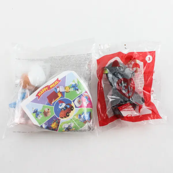 Lot of 2 McDonald's Toys Smurfette & Ty Beanie Baby New Unopened