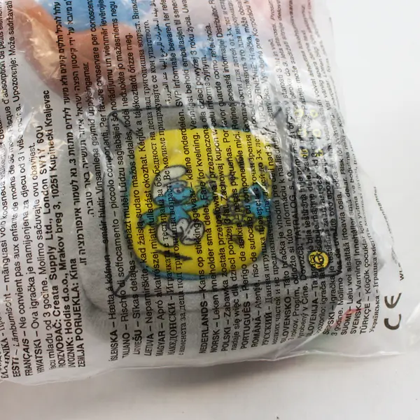 Lot of 2 McDonald's Toys Smurfette & Ty Beanie Baby New Unopened