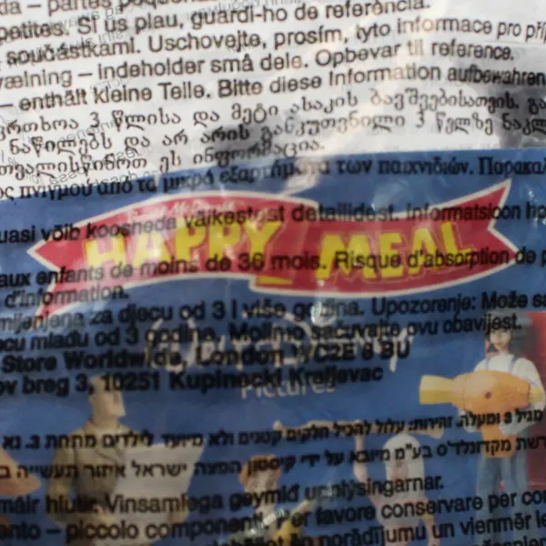 Lot of 2 McDonald's Toy Characters Figures New Fast Food Premiums