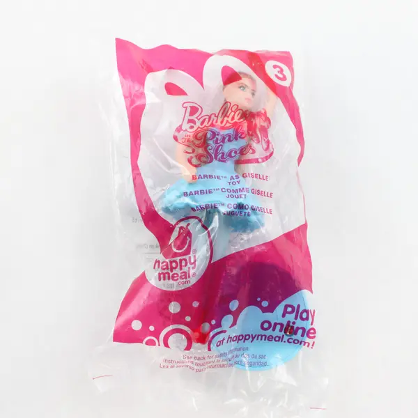 Lot of 2 McDonald's Toys Barbie Pink Shoes & Daisy Munchkin