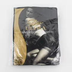 Silkies Ultra Shapely Perfection Pantyhose Nylons Queen Off-Black, #110506 