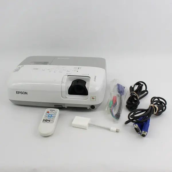 S6 3LCD H283A Projector With Cables Remote Case Works