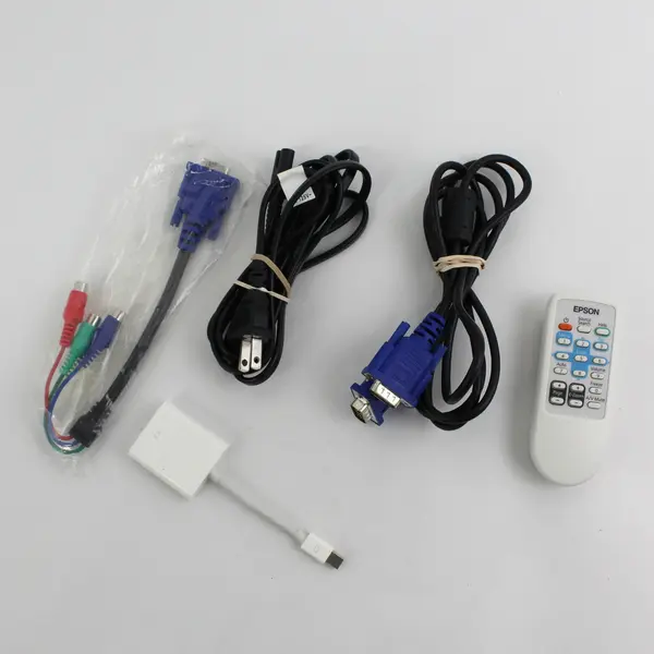 S6 3LCD H283A Projector With Cables Remote Case Works