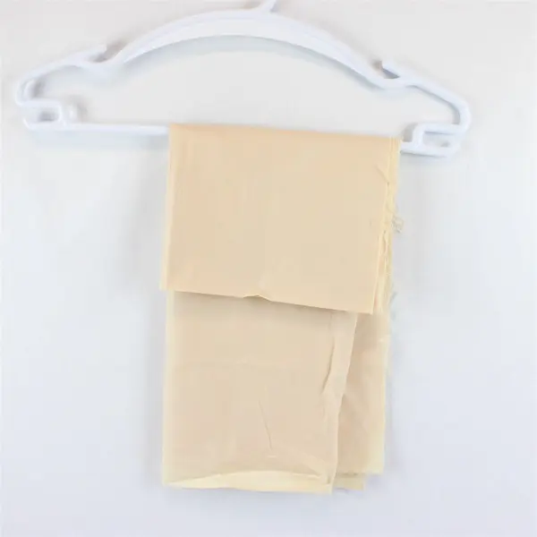 Beige Polished Cotton Fabric 1 yd x 44" Pre-Owned Good Condition