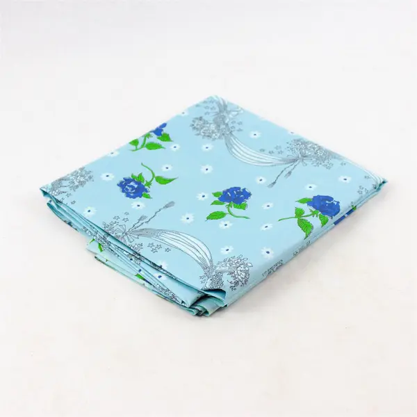 Cupid W Garland Blue Fabric 2 1/3 yds x 36in Craft Sewing Quilting