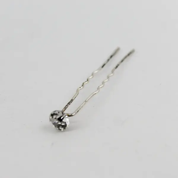 Collection of Vintage Hair Pins (7) One With White Silk Flower