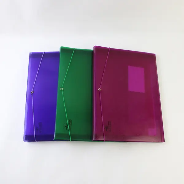 Lot of 3 Inndura by Smead Expanding File Folder Green Pink and Purple