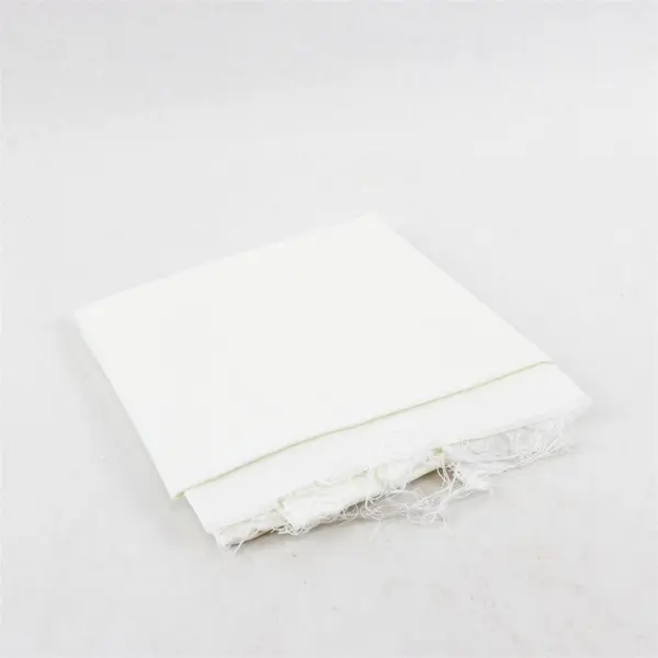 White Polished Cotton Fabric 1 1/3 x 54 in - Lightweight Smooth