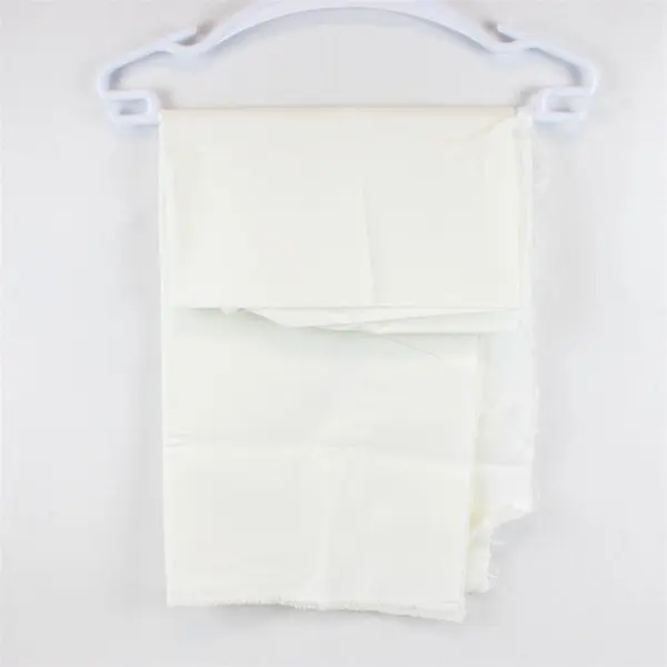 White Polished Cotton Fabric 1 1/3 x 54 in - Lightweight Smooth