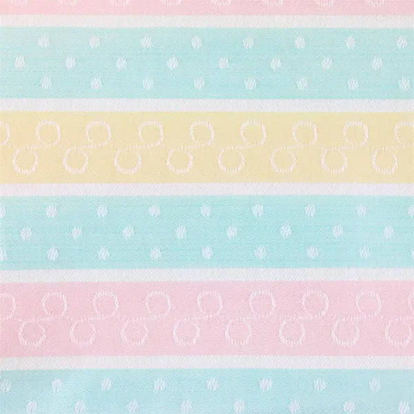 Pastel Stripes Polished Cotton Fabric 3/4 Yard 52" Wide Sewing Quilting