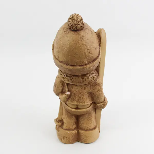 Vintage 1977 Solar Statuary Inc. Bill Mack Fannykins  Downhill Racer Figure