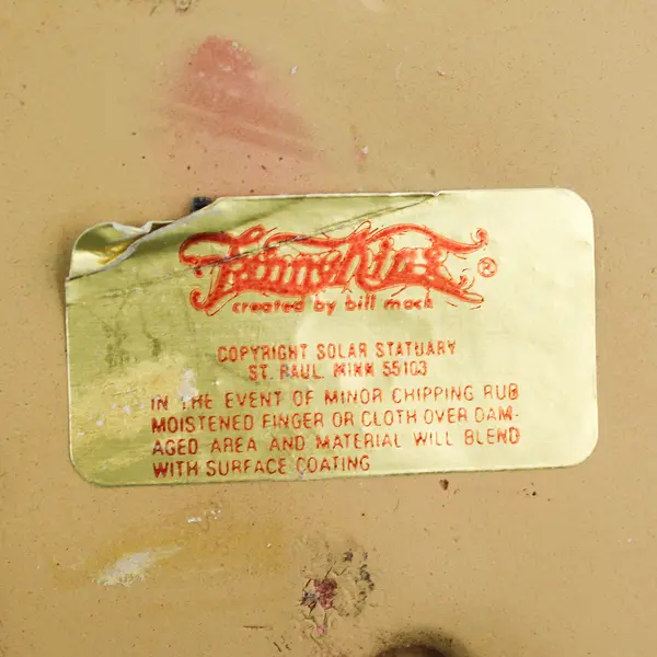 Vintage 1977 Solar Statuary Inc. Bill Mack Fannykins  Downhill Racer Figure