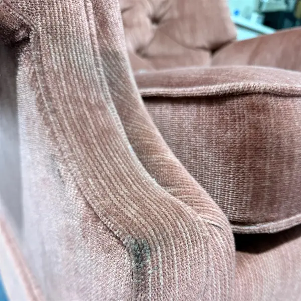 Vintage La-Z-Boy Pinkish/Red Swivel Upholstered Arm Chair- Local Pickup Only