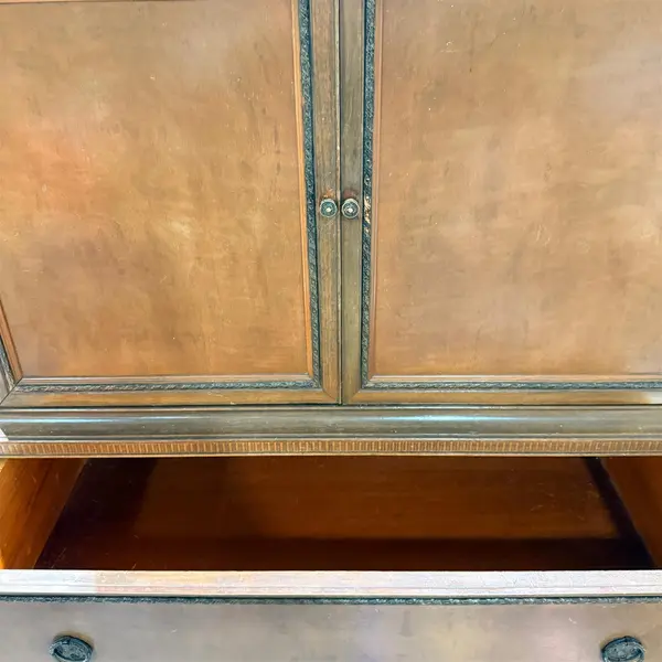 Vtg 1950s-60s Northern Manufacturing Co Wood Armoire  - Freight / Local Pickup