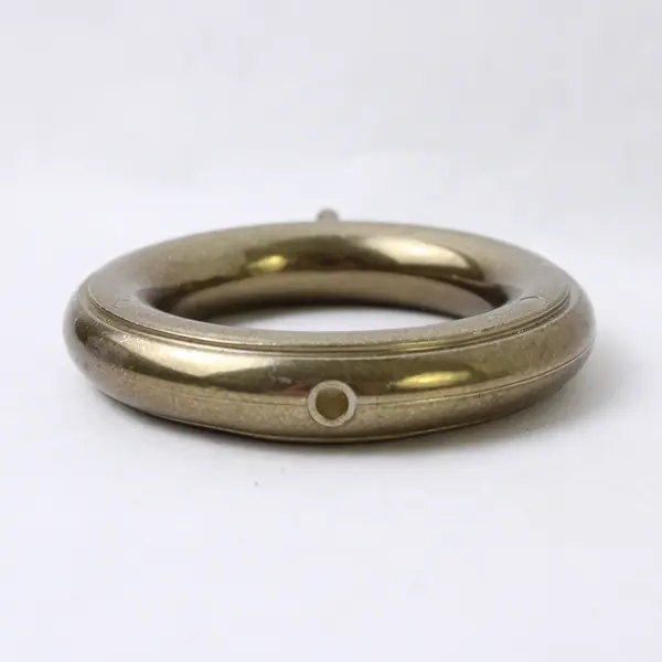 Lot of 26 Brass Color Plastic Curtain Rings with Eyelets