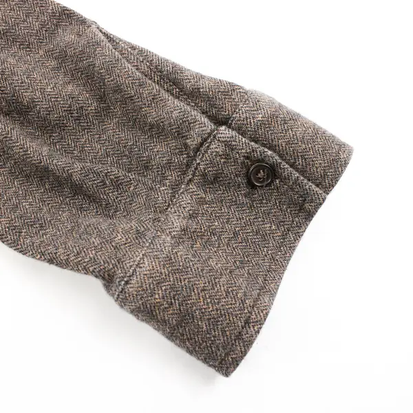 J.S. A. Bank Reserve Men's Cotton Collared Sweater Black/Brown L