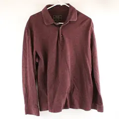 J.S. A. Bank Reserve Men's Cotton Crewneck Sweater Burgundy L