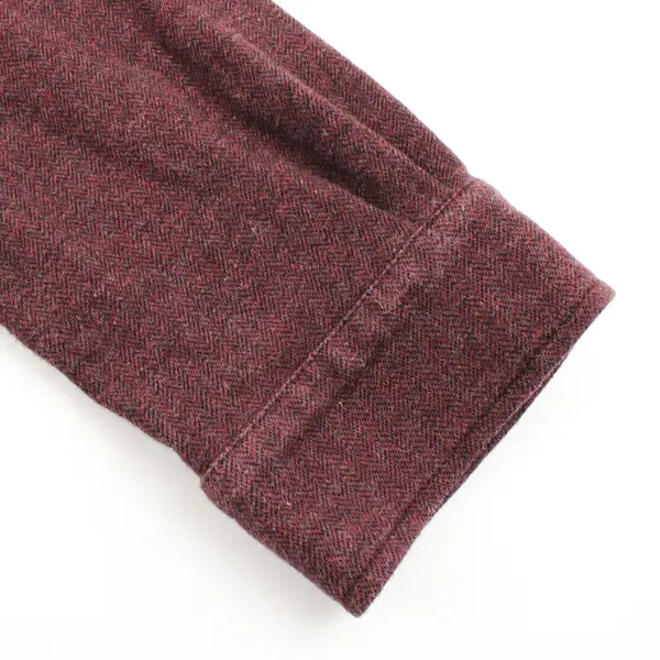 J.S. A. Bank Reserve Men's Cotton Crewneck Sweater Burgundy L