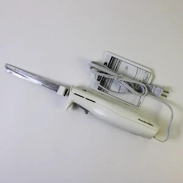 Proctor Silex 74311 Easy Slice Electric Knife White - Pre-Owned Untested
