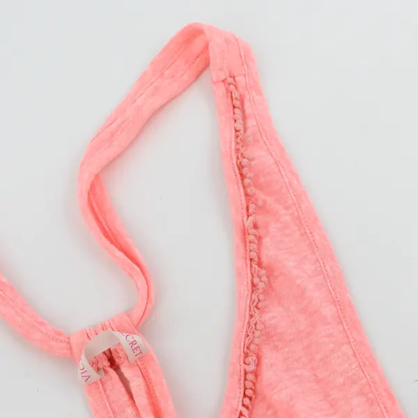 Pink Victoria's Secret Solid Neon Pink Color Sleeveless Shirt Top Women's Sz S/P