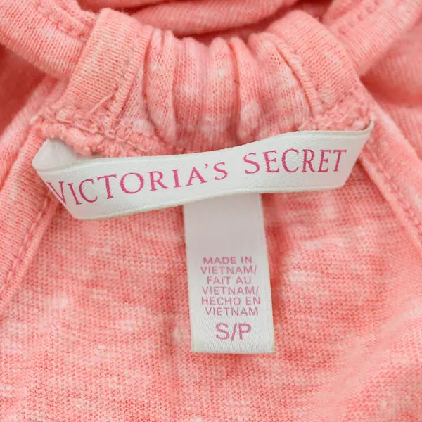 Pink Victoria's Secret Solid Neon Pink Color Sleeveless Shirt Top Women's Sz S/P