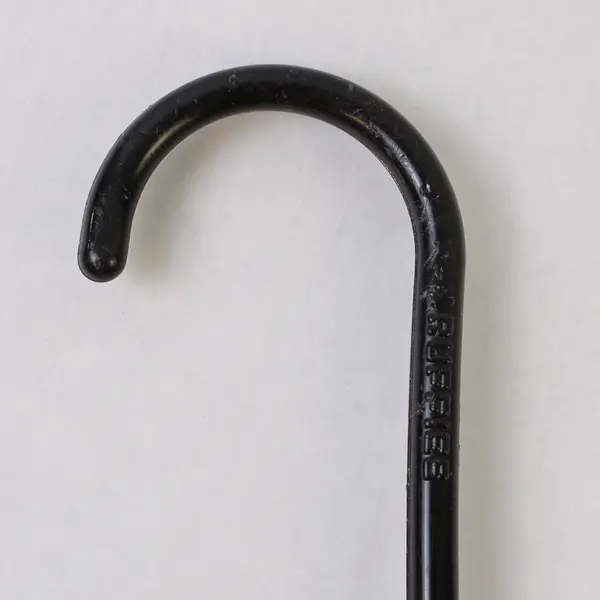 Lot of 10 Opaque Black Plastic Clothes Hangers with Strap Hooks Closet Storage