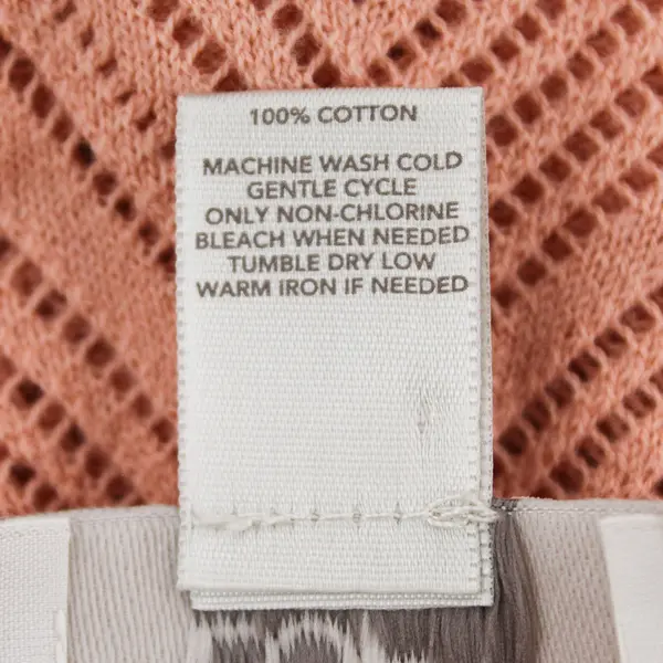 Loft Ann Taylor Pink Sheer Chevron Long Sleeve Sweater Top Women's Size XS