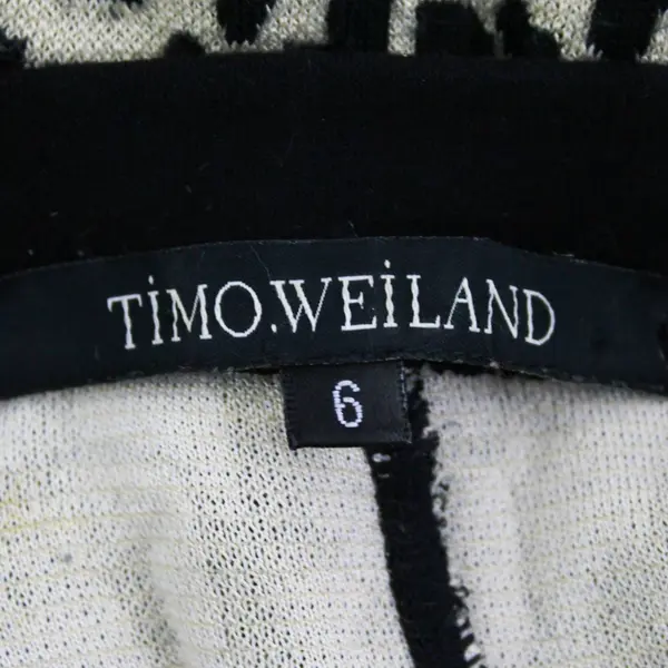 Timo Weiland Brown/Black Leopard Long Sleeve Sweater Top Women's Size 6