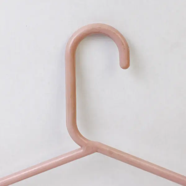 Mixed Lot of 10 Coral Plastic Clothes Hangers