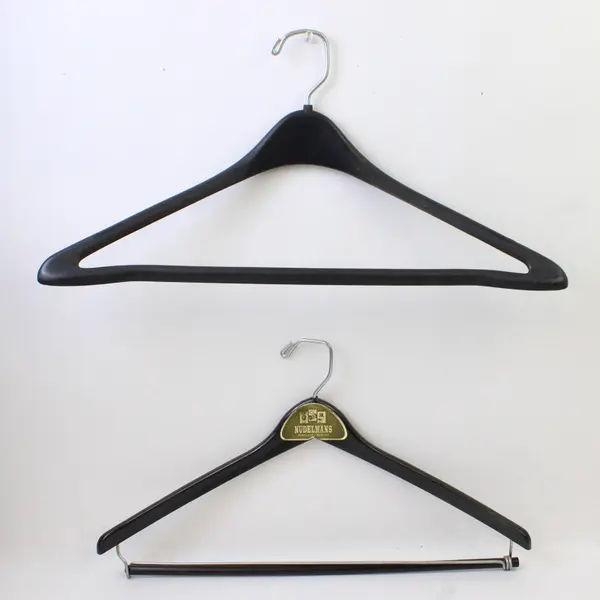 Mixed Lot of 5 Black Suit Hangers Closet Storage